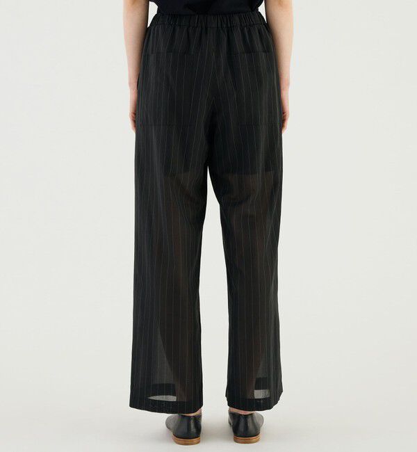 GALERIE VIE「ボイルコットン ワイドイージーパンツ」|チノ|