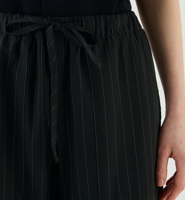 GALERIE VIE「ボイルコットン ワイドイージーパンツ」|チノ|