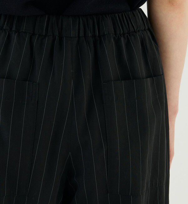 GALERIE VIE「ボイルコットン ワイドイージーパンツ」|チノ|