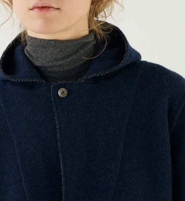 GALERIE VIE「ウールコットンバックパイル フードジャケット」|その他|