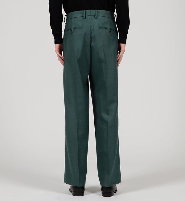 TOMORROWLAND MENS「フランネラーナ 2タックワイドストレートパンツ」|スラックス|