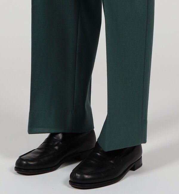 TOMORROWLAND MENS「フランネラーナ 2タックワイドストレートパンツ」|スラックス|