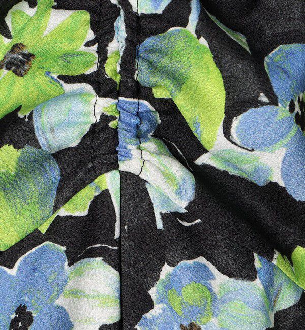 Ballsey「スプリングフラワープリント ドロストギャザーワンピース」|ワンピース|