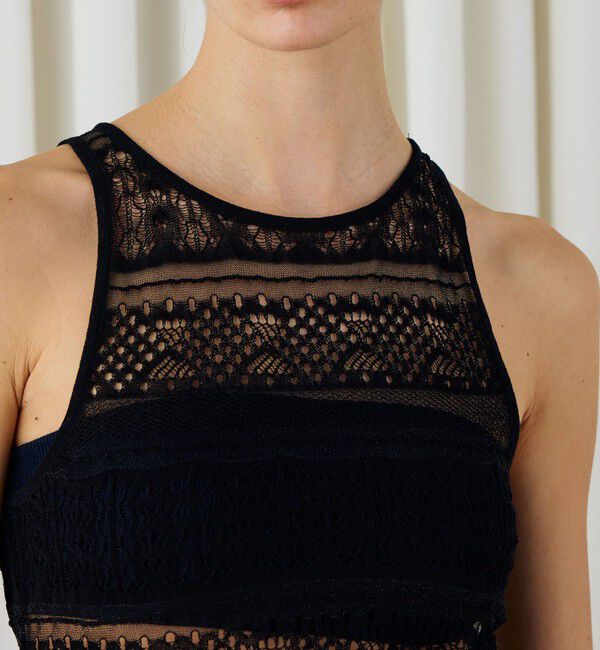 DES PRES「レースステッチ タンクトップ」|タンクトップ|