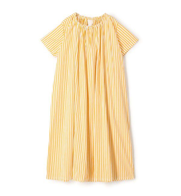 TOMORROWLAND GOODS「NITTO JIL ストライプワンピース」|ワンピース|24 イエロー系