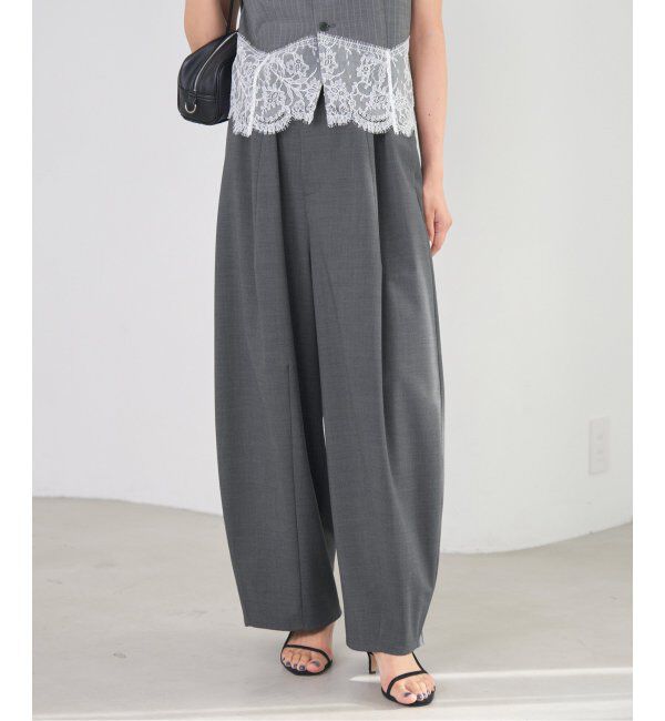 IENA「コクーンパンツ」|スラックス|