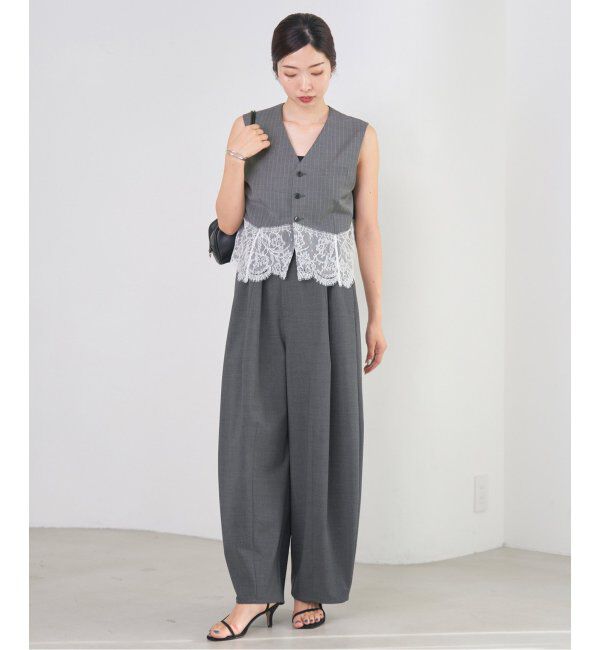 IENA「コクーンパンツ」|スラックス|