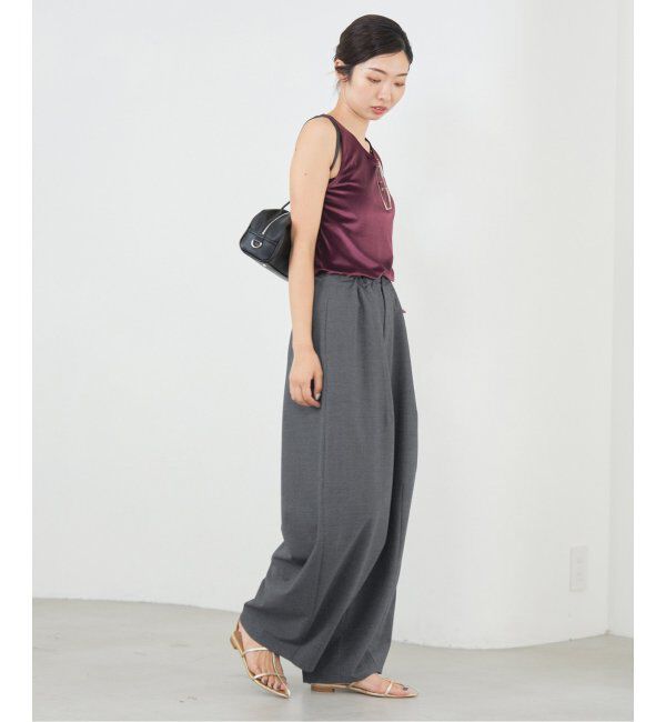IENA「コクーンパンツ」|スラックス|