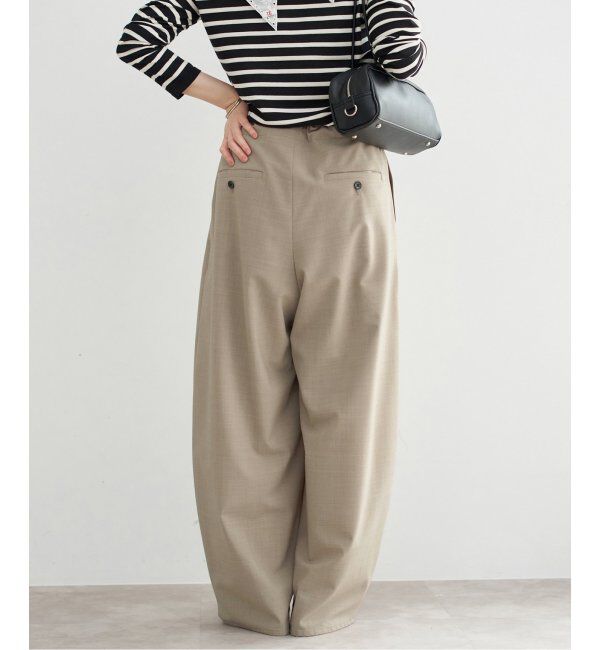 IENA「コクーンパンツ」|スラックス|