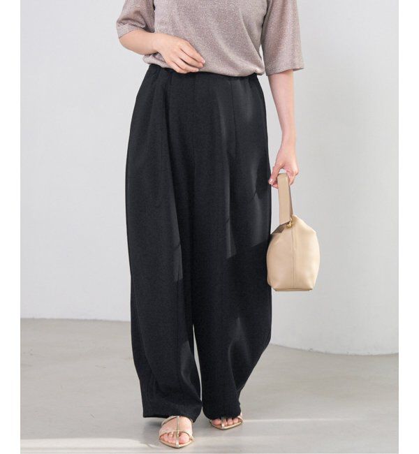 IENA「コクーンパンツ」|スラックス|