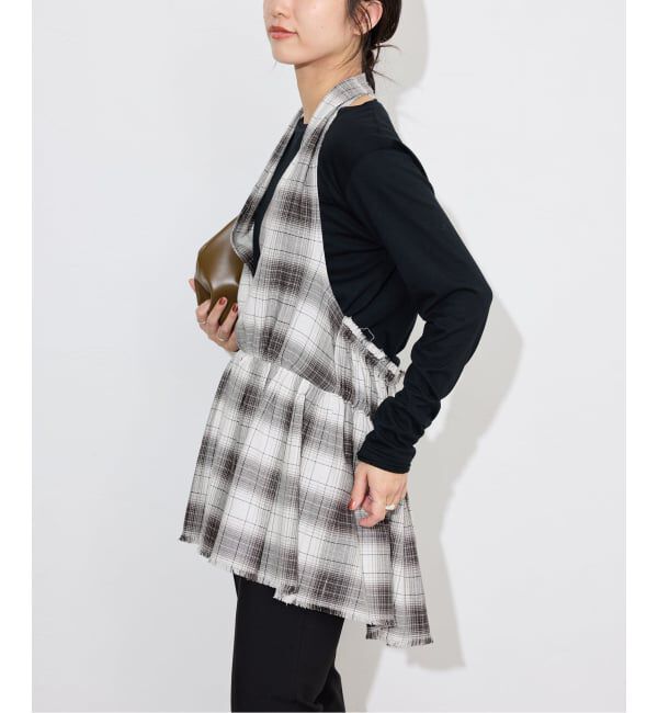 SLOBE IENA「crinkle crinkle crinkle SLOBE別注 ホルターネックキャミソール」|キャミソール|