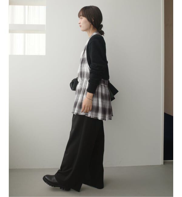 SLOBE IENA「crinkle crinkle crinkle SLOBE別注 ホルターネックキャミソール」|キャミソール|