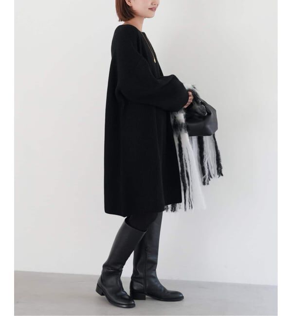 SLOBE IENA「《WEB限定/追加》ファインウールニットミニワンピース」|ワンピース|