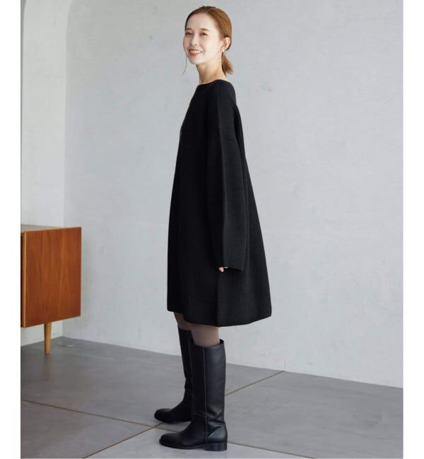 SLOBE IENA「《WEB限定/追加》ファインウールニットミニワンピース」|ワンピース|