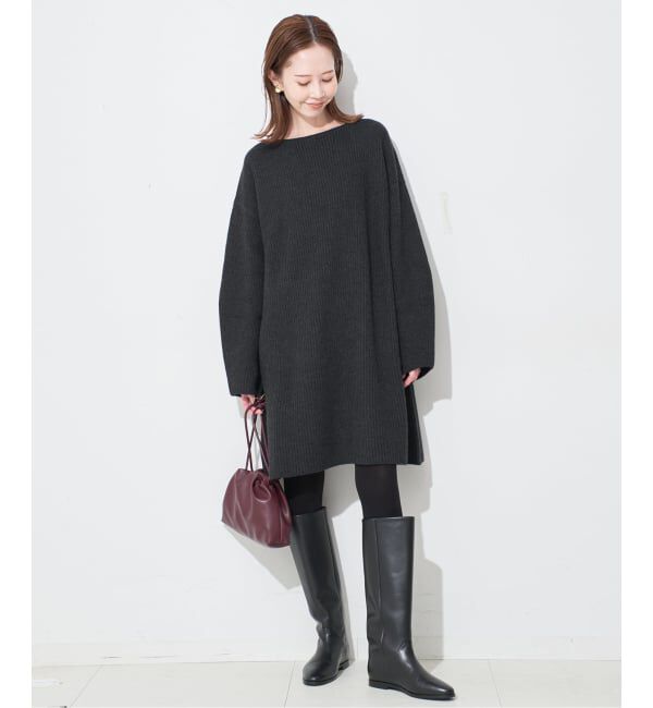 SLOBE IENA「《WEB限定/追加》ファインウールニットミニワンピース」|ワンピース|