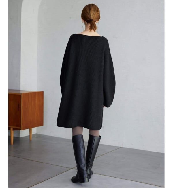 SLOBE IENA「《WEB限定/追加》ファインウールニットミニワンピース」|ワンピース|