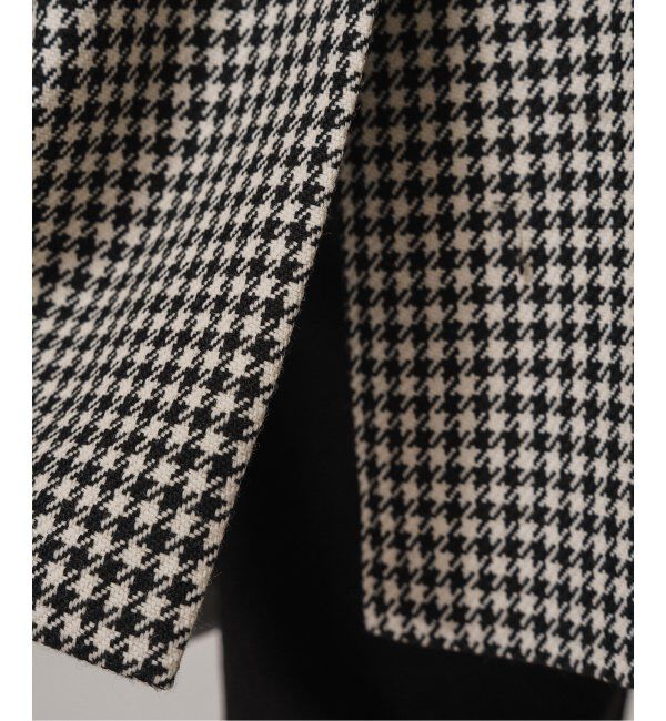 EDIFICE「MACKINTOSH(マッキントッシュ) 別注 HUMBIE/ハンビー CHESTERGTS SL SHORT チェック」|チェスターコート|