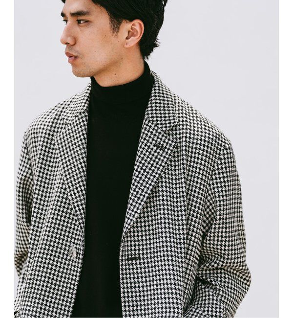 EDIFICE「MACKINTOSH(マッキントッシュ) 別注 HUMBIE/ハンビー CHESTERGTS SL SHORT チェック」|チェスターコート|