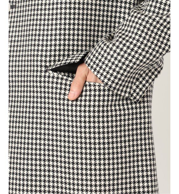 EDIFICE「MACKINTOSH(マッキントッシュ) 別注 HUMBIE/ハンビー CHESTERGTS SL SHORT チェック」|チェスターコート|