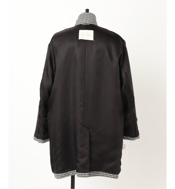 EDIFICE「MACKINTOSH(マッキントッシュ) 別注 HUMBIE/ハンビー CHESTERGTS SL SHORT チェック」|チェスターコート|