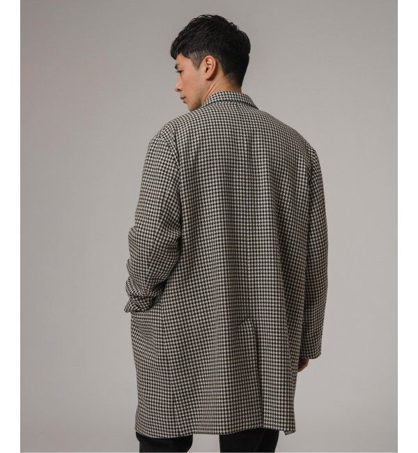 EDIFICE「MACKINTOSH(マッキントッシュ) 別注 HUMBIE/ハンビー CHESTERGTS SL SHORT チェック」|チェスターコート|