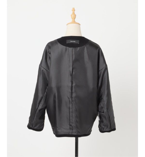 JOURNAL STANDARD「《追加3》スーパー140ビーバーノーカラーショートコート」|ノーカラーコート|