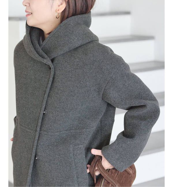 美品✨JOURNAL STANDARD スーパー140モッサフードコート　グレー □《WEB限定追加》スーパー140モッサフードコート | ジャーナル