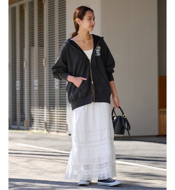 FRAMeWORK「H 別注VINTAGE LIKEコットンレーススカート」|スカート|