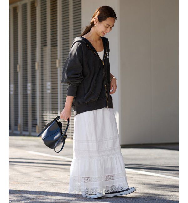 FRAMeWORK「H 別注VINTAGE LIKEコットンレーススカート」|スカート|