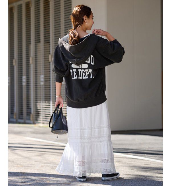 FRAMeWORK「H 別注VINTAGE LIKEコットンレーススカート」|スカート|