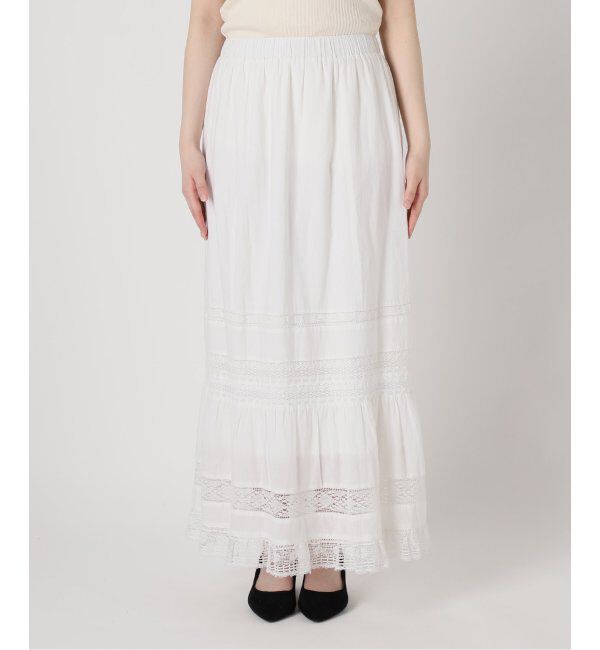 FRAMeWORK「H 別注VINTAGE LIKEコットンレーススカート」|スカート|