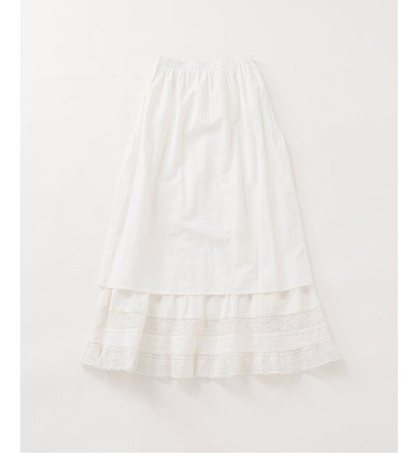 FRAMeWORK「H 別注VINTAGE LIKEコットンレーススカート」|スカート|