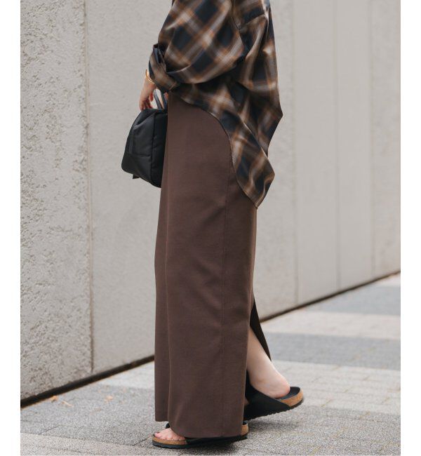 Spick and Span「《WEB限定》ウォッシャブルニットタイトスカート」|スカート|