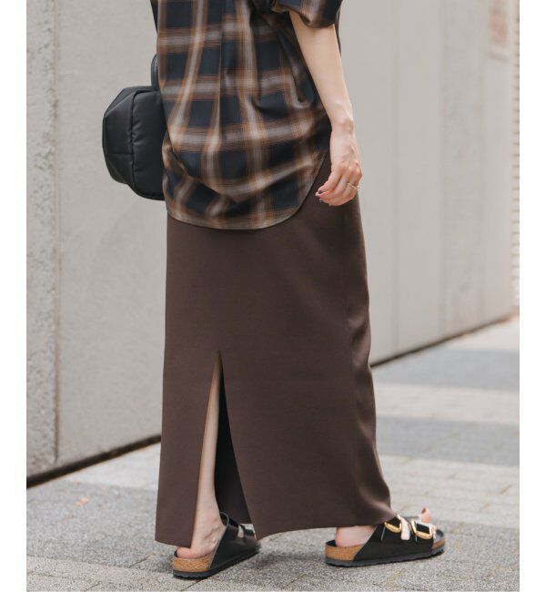 Spick and Span「《WEB限定》ウォッシャブルニットタイトスカート」|スカート|