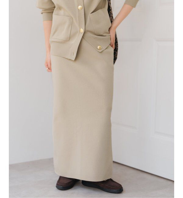 Spick and Span「《WEB限定》ウォッシャブルニットタイトスカート」|スカート|