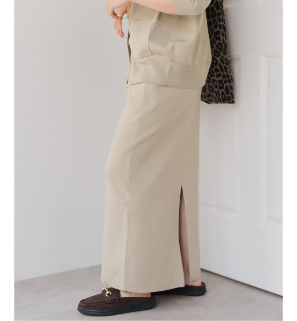 Spick and Span「《WEB限定》ウォッシャブルニットタイトスカート」|スカート|