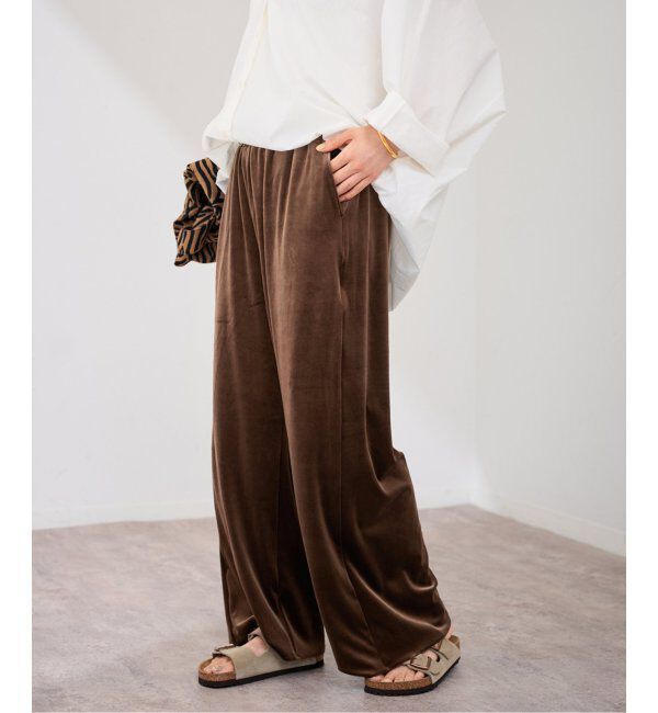 FRAMeWORK「GREYCHORD/グレーコード LAYLA PANTS」|その他|ブラウン