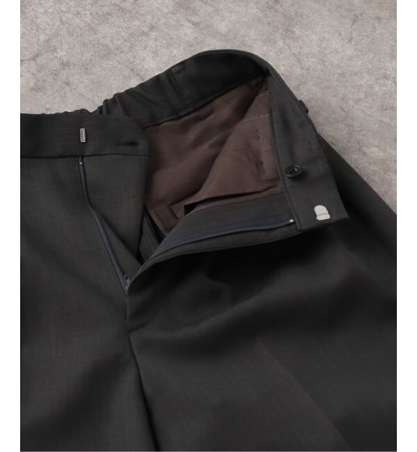 Spick and Span「ハイカウントプレーンハーフパンツ」|スラックス|