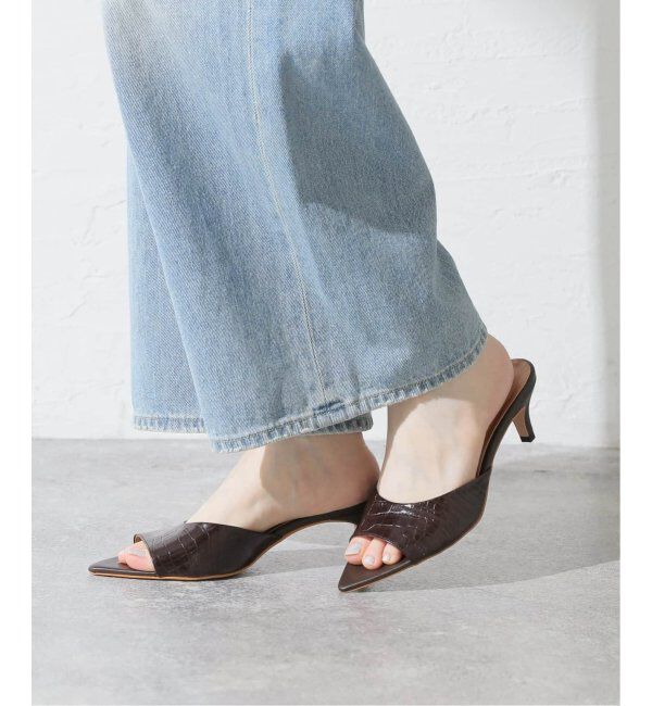  「《追加》ANNISE./アニス クロコパターンミュール」|サンダル|