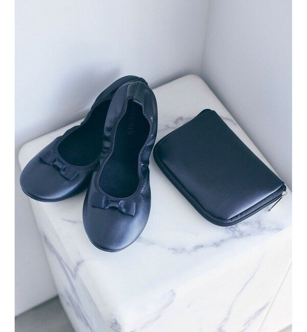 any SiS「【バッグ付】折りたたみ スリッパ」|その他|ブラック