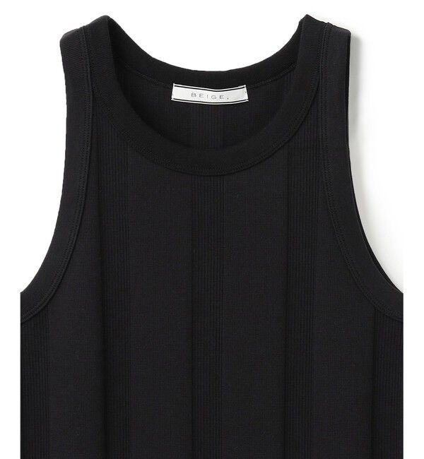 BEIGE,「CYRILLE / リブタンク」|タンクトップ|