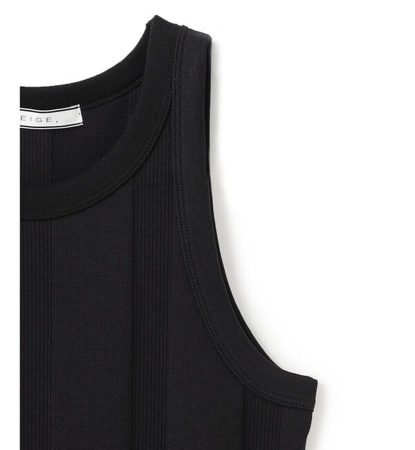 BEIGE,「CYRILLE / リブタンク」|タンクトップ|