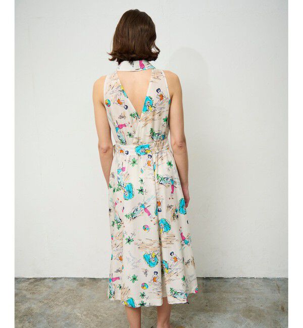 Grace Class「バックコンシャスプリントワンピース」|ワンピース|