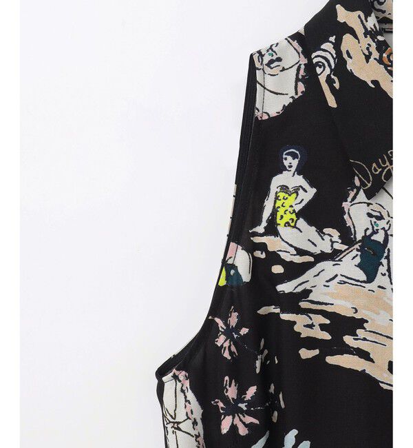 Grace Class「バックコンシャスプリントワンピース」|ワンピース|