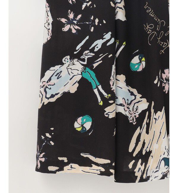 Grace Class「バックコンシャスプリントワンピース」|ワンピース|