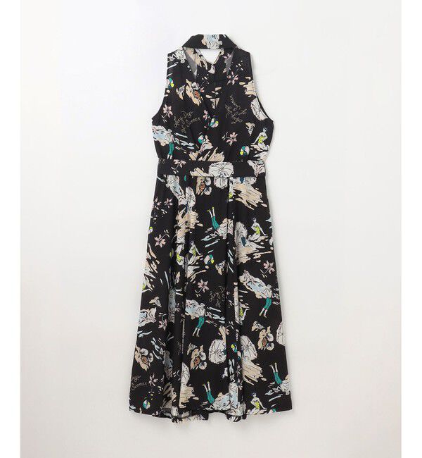 Grace Class「バックコンシャスプリントワンピース」|ワンピース|