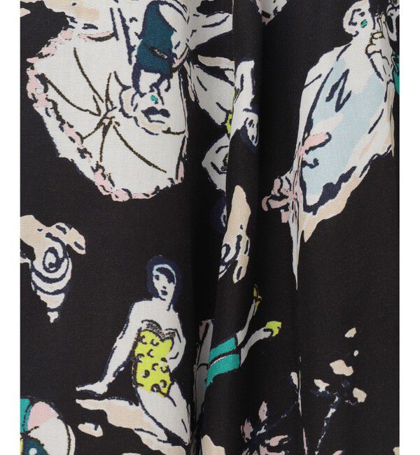 Grace Class「バックコンシャスプリントワンピース」|ワンピース|