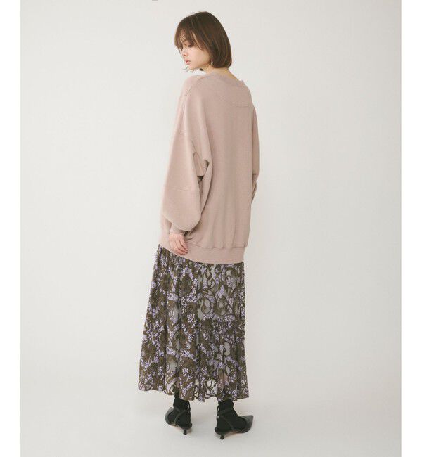 GRACE CONTINENTAL「ピグメントスエットトップ」|スウェット・ジャージ|