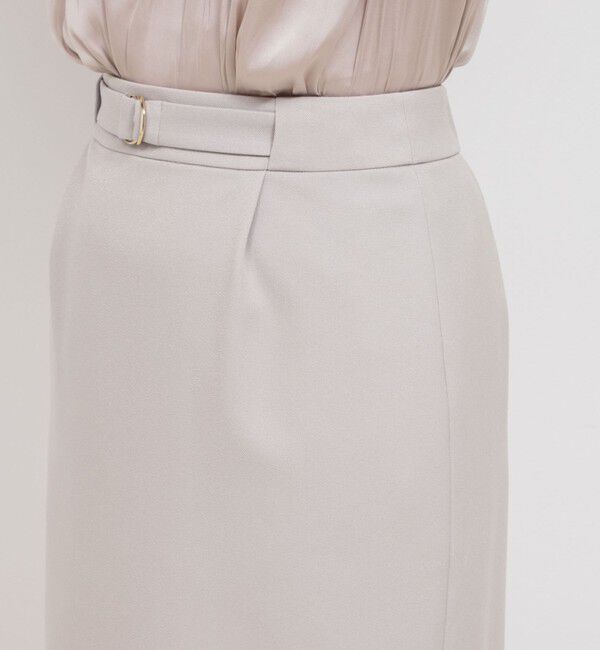 NOLLEY'S sophi「《セットアップ対応》ウォッシャブルウール調サージセミタイトスカート」|タイト|