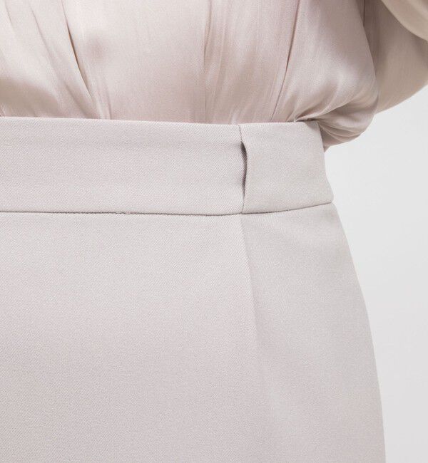 NOLLEY'S sophi「《セットアップ対応》ウォッシャブルウール調サージセミタイトスカート」|タイト|